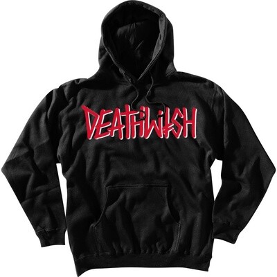 Deathwish Deathspray Black and Red Pullover Hoodie