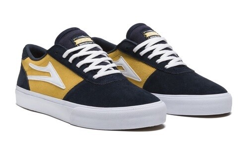 Lakai Manchester Navy / White Suede Shoes