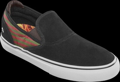 Emerica Wino G6 Slip-On x Braden Hoban Black / Olive / Red Shoes