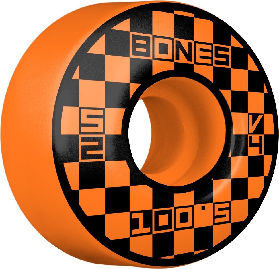 BONES WHEELS OG Formula Block Party 52mm V4 Wide 100A 4pk Orange
