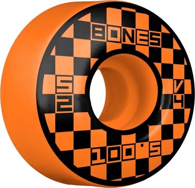 BONES WHEELS OG Formula  Block Party 52mm V4 Wide 100A 4pk Orange