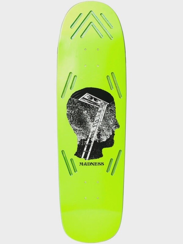 MADNESS OUT OF MIND NEON YELLOW R7 DECK - 9.13&quot;