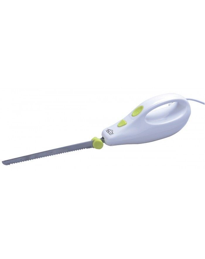 Coltello Elettrico DCG Acciaio Inossidabile Bianco 100 W