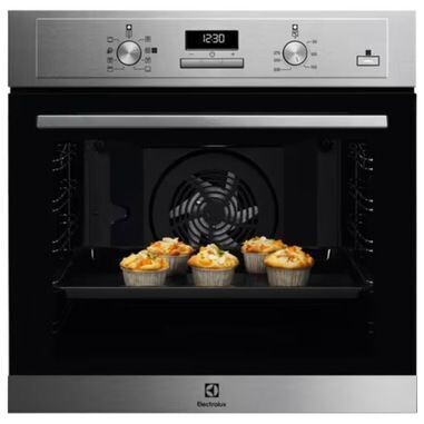 Forno elettrico ELECTROLUX da incasso capacità 72 L multifunzione ventilato 2290 W colore inox  COD3S40X
