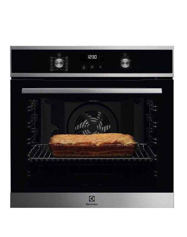 Forno elettrico ELECTROLUX da incasso capacità 72 L multifunzione ventilato colore nero  EOF6P40X