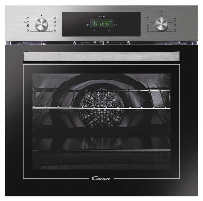 Forno elettrico CANDY da incasso capacità 70 L Multifun ventilato classe A colore Inox/nero  FCT896X WIFI