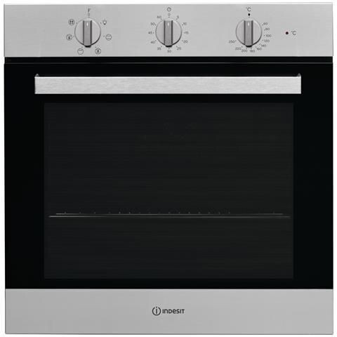 Forno elettrico INDESIT da incasso capacità 66 L multifunzione ventilato colore acciaio Inox  IFW5530IX