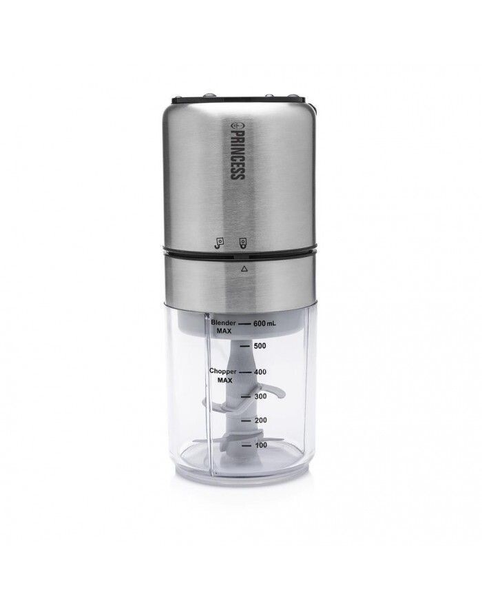Tritatutto/frullatore PRINCESS "Multi chopper & Blender potenza 350 Watt acciaio  221080