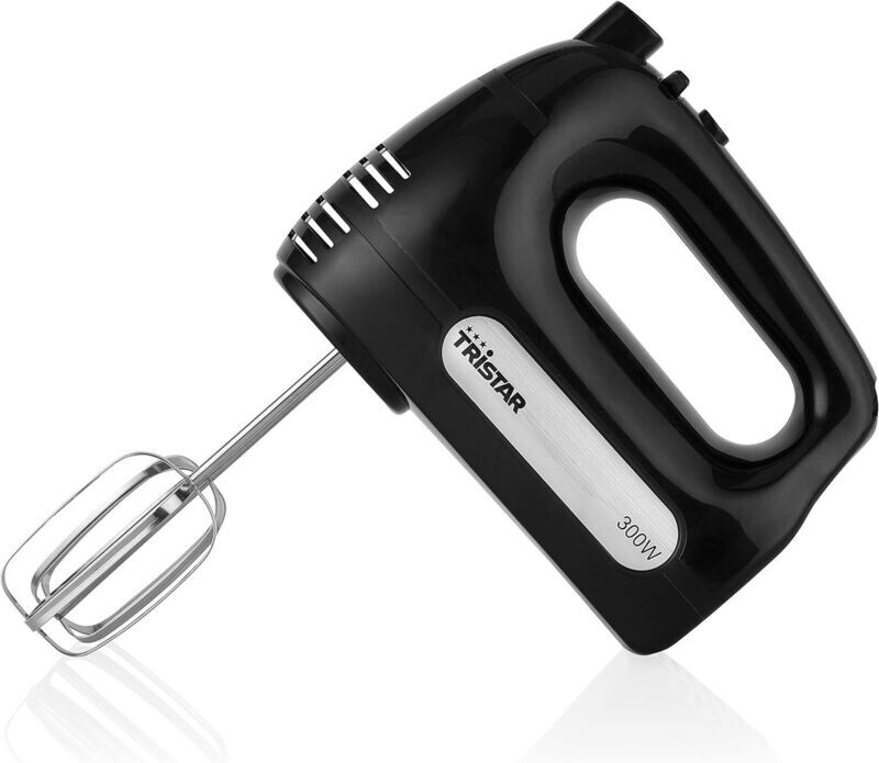 Sbattitore TRISTAR elettrico 6 velocità potenza 300 Watt colore nero MX-4201 Sbattitore TRISTAR elettrico 6 velocità potenza 300 Watt colore nero MX-4201