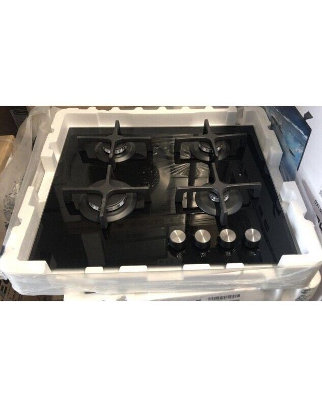 Piano cottura IKEA a Gas 4 Fuochi 60 cm colore vetro nero  HBG L30 B - LIVSGNISTA