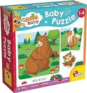 Gioco per bambini - Puzzle baby Carotina baby Lisciani 80076 1-4 anni