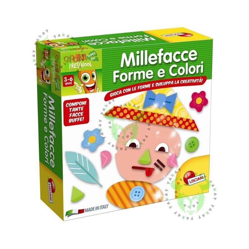 Giochi per Bambini - Carotina mille facce forme e colori Lisciani