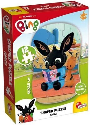 Giochi per bambini - Bing My First Shaped Puzzle 12 pz L'ora Della Favola 1- 4 anni