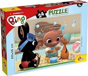 Gioco per bambini -  Lisciani - Bing Pic-Nic Puzzle, 24 Pezzi, Multicolore, 77977