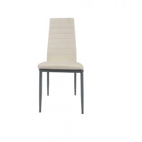Sedia Living "Mara" Colore Beige similpelle
