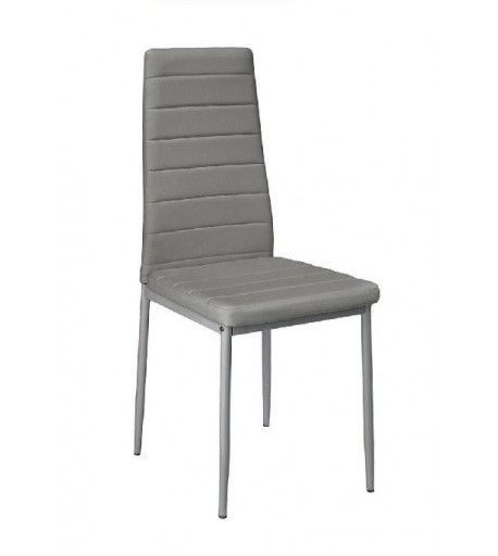 Sedia Living "Mara" Colore Grigio similpelle