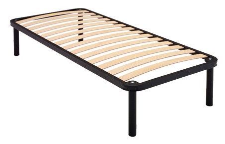 Rete letto singolo 80x190 con doghe in legno
