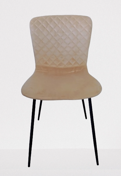 Sedia Living "Camilla" Colore Velluto Beige
