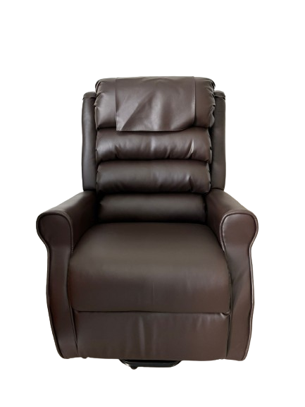 Poltrona Relax "TOSCANA" Pelle Colore Chocolate brown