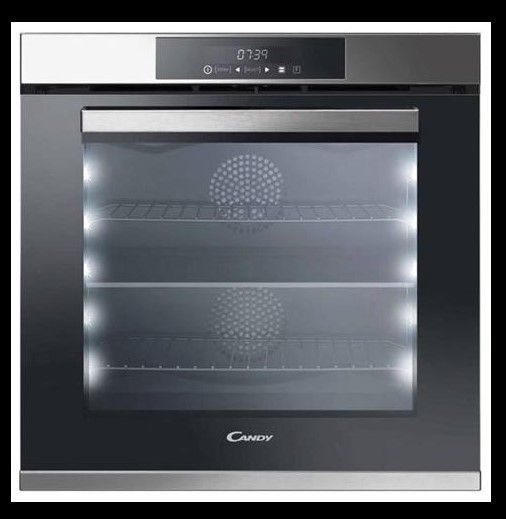 Forno elettrico CANDY da incasso capacità 75 L Multifun ventilato classe A acciaio inox  FCDP818VX/E