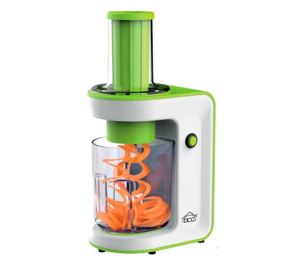 DCG Affetta verdure Elettronico tre lame in Acciaio Potenza 80 Watt - MZ1811 Verdurello