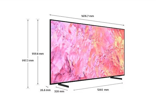 Televisore SAMSUNG QLED 4K 75° WIFI UE QE75Q60C