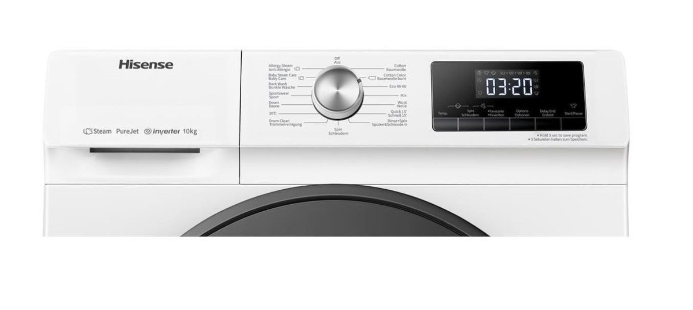 Lavatrice HISENSE standard 10 Kg classe A 1400 giri WFQA1014 EVJM