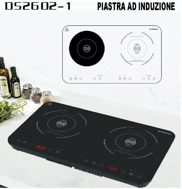 Piastra elettrica doppia ad Induzione DE MAISON 3500W DS2602-1