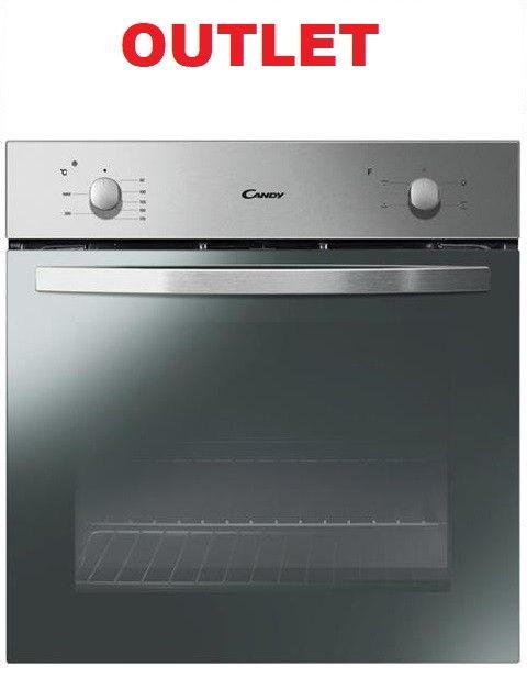 Forno CANDY OUT. Elettrico da Incasso Capacità 71 L Statico Colore Acciaio Inox  FCS201X -  OUTLET