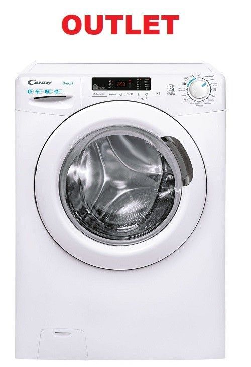 Lavatrice CANDY OUT. Standard 5 Kg Classe A+++ Centrifuga 1200 giri Cod: CS34 1252DE 2-S -  OUTLET