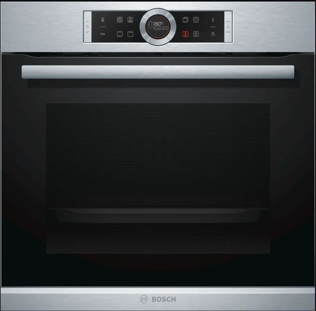 Forno Elettrico (EC) BOSCH OUT. da Incasso Capacità 71 L Multifunzione Ventilato Potenza 3650 W Colore Inox HBG633NS1 - OUTLET