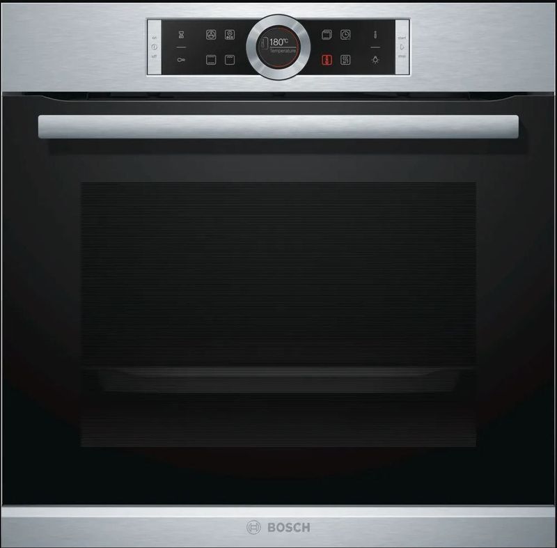 Forno Elettrico (EC) BOSCH OUT. da Incasso Capacità 71 L Multifunzione Ventilato Potenza 3650 W Colore Inox HBG633NS1 - OUTLET
