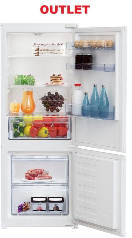 FRIGORIFERO BEKO OUT DA INCASSO STATICO BIANCO BCSA240K3SN -  Prodotto OUTLET