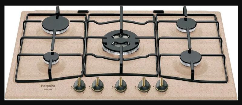 PIANO COTTURA HOTPOINT 5 FUOCHI GAS AVENA PCN750 T AVR -OUTLET