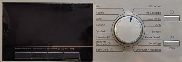 Lavatrice AKAI Standard 12 Kg Classe A Centrifuga 1400 giri Inverter AQUA121400K-TL