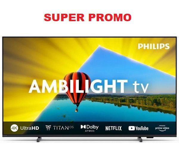 Televisore  PHILIPS 55" UHD 4K WIFI 55PUS8079