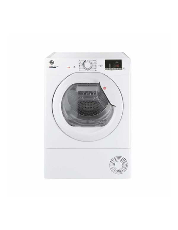 Asciugatrice HOOVER 8 Kg Classe A++ Pompa di calore HLE H8A2TE-S