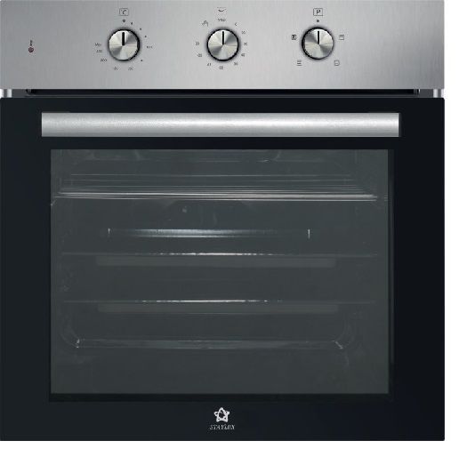 Forno Da Incasso STAYLUX/KUMTEL 61 Litri 60 cm Ventilato 4 Funzioni Inox  B66-SF3 INOX