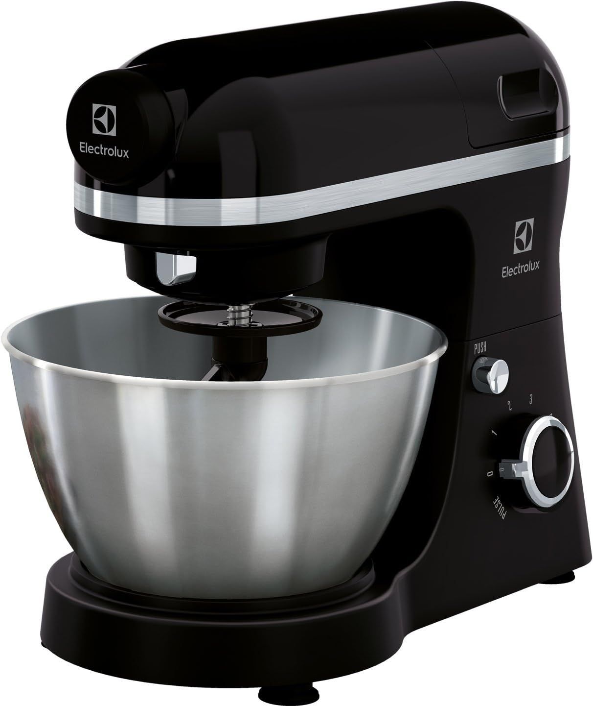Impastatrice Planetaria ELECTROLUX Ciotola in acciaio 4 lt con Accessori, colore nero 800W EKM3700