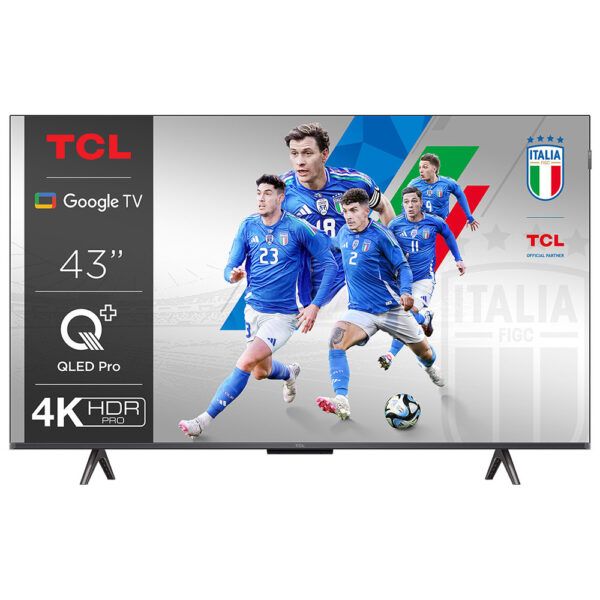 Televisore Smart Led Tv TCL 43" UHD 4K QLED 43C655