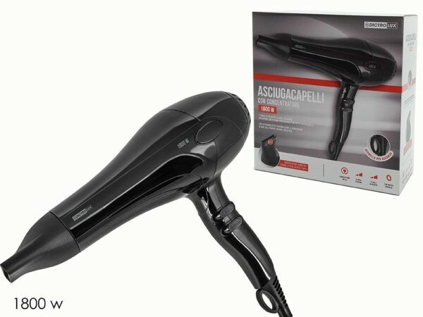 Asciugacapelli DICTROLUX 2 Velocità Potenza 1800 Watt 588208
