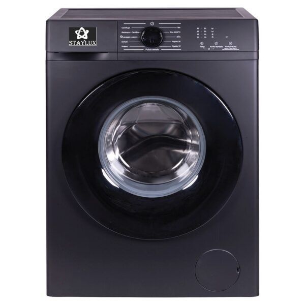 Lavatrice STAYLUX 10Kg Classe A Nera 1200 giri vapore 5922799