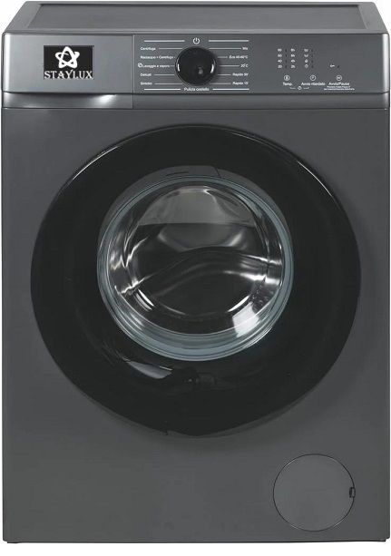 Lavatrice STAYLUX 10 Kg Classe A 1200 giri vapore Grigia 5922796