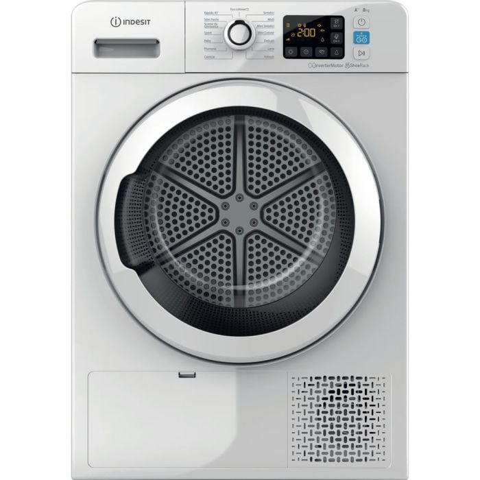 Asciugatrice INDESIT  Push & Go, 8 Kg Classe A++ a Pompa di Calore YTM1182KRXIT