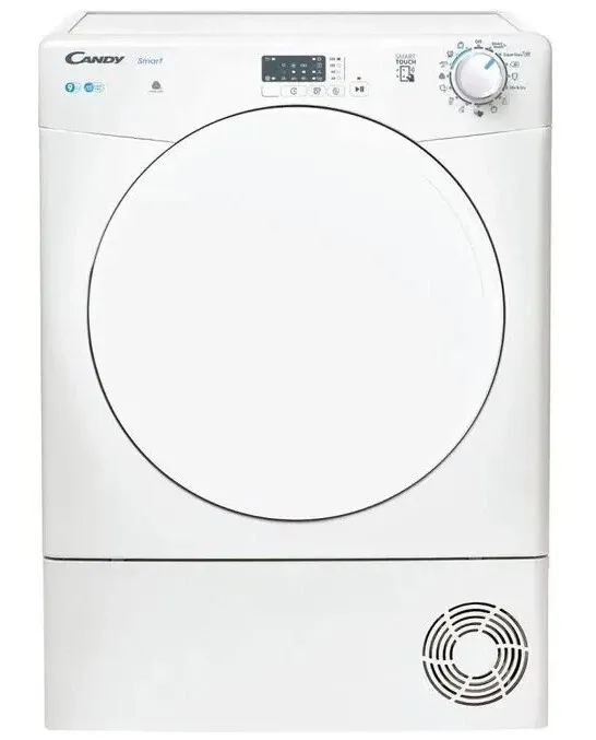 Asciugatrice Candy CSE C9LF-S Smart Asciugatrice a Condensazione Capacita' di carico 9 Kg Classe energetica B 16 programmi NFC Bianco