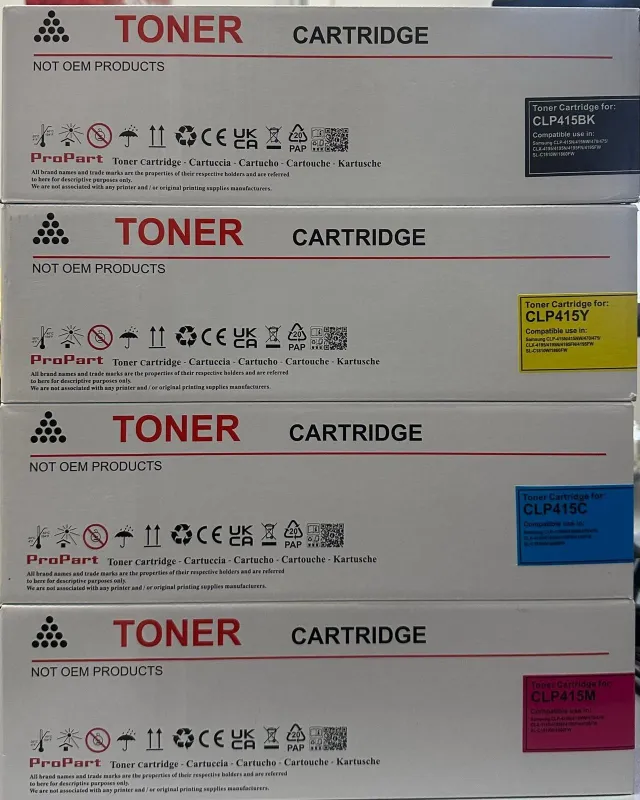 Laser toner Cartridge CLP415Y CLP415BK CLP 415C CLP415M