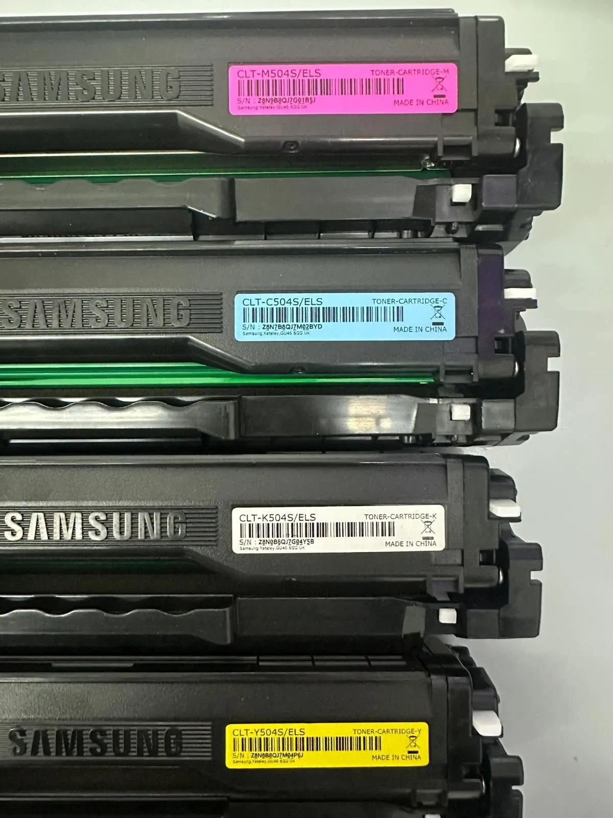 KIT Toner Cartrige stampante SAMSUNG Giallo Ciano Nero Magenta