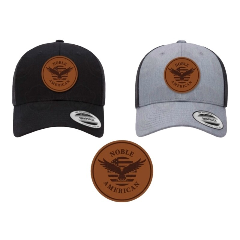 Original Logo Leather Patch trucker hat