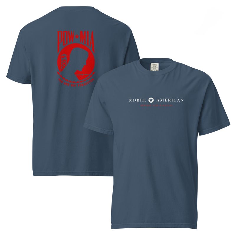 POW MIA garment-dyed heavyweight t-shirt