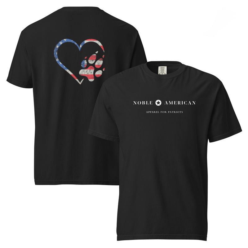 Paw Patriot garment-dyed heavyweight t-shirt
